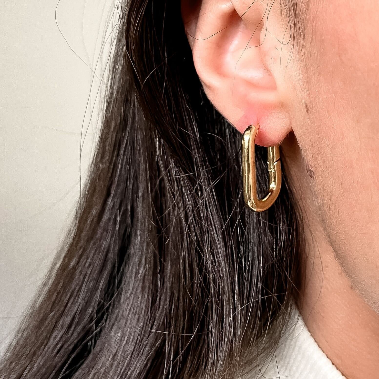 Brinco Elos Banhado a Ouro 18k