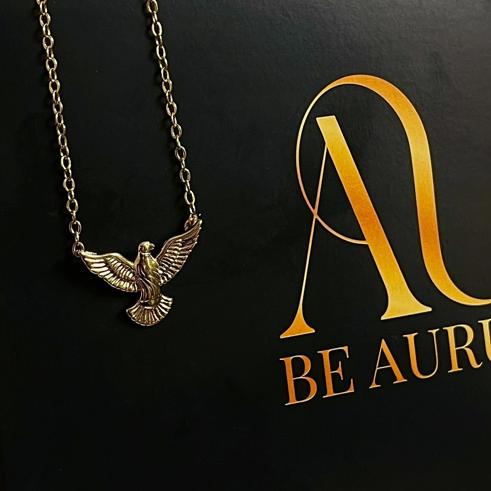 Colar Golden Bird - Banhado a ouro 18k - Imagem 2