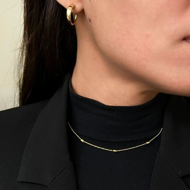 Colar Stream – Banhado a Ouro 18K