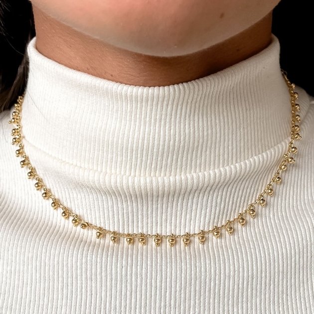 Colar Charme - Banhado a Ouro 18K