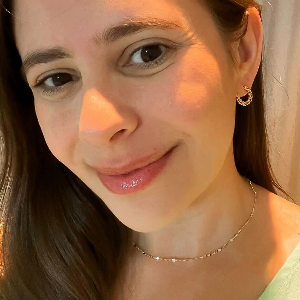 Brinco Corações com Zircônia - Imagem 4