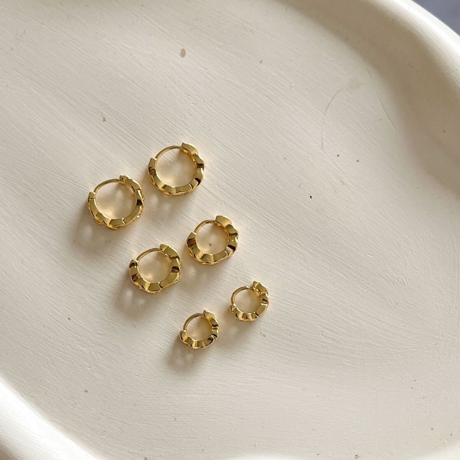 Brinco Argolas Trançadas Nexus - Imagem 4